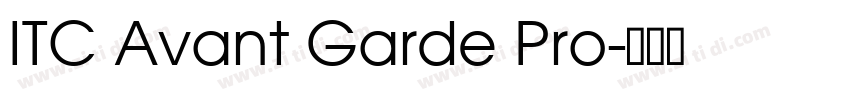 ITC Avant Garde Pro字体转换